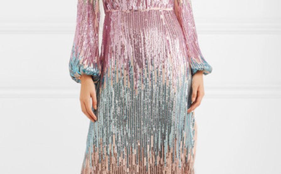 rixo coco sequin dress