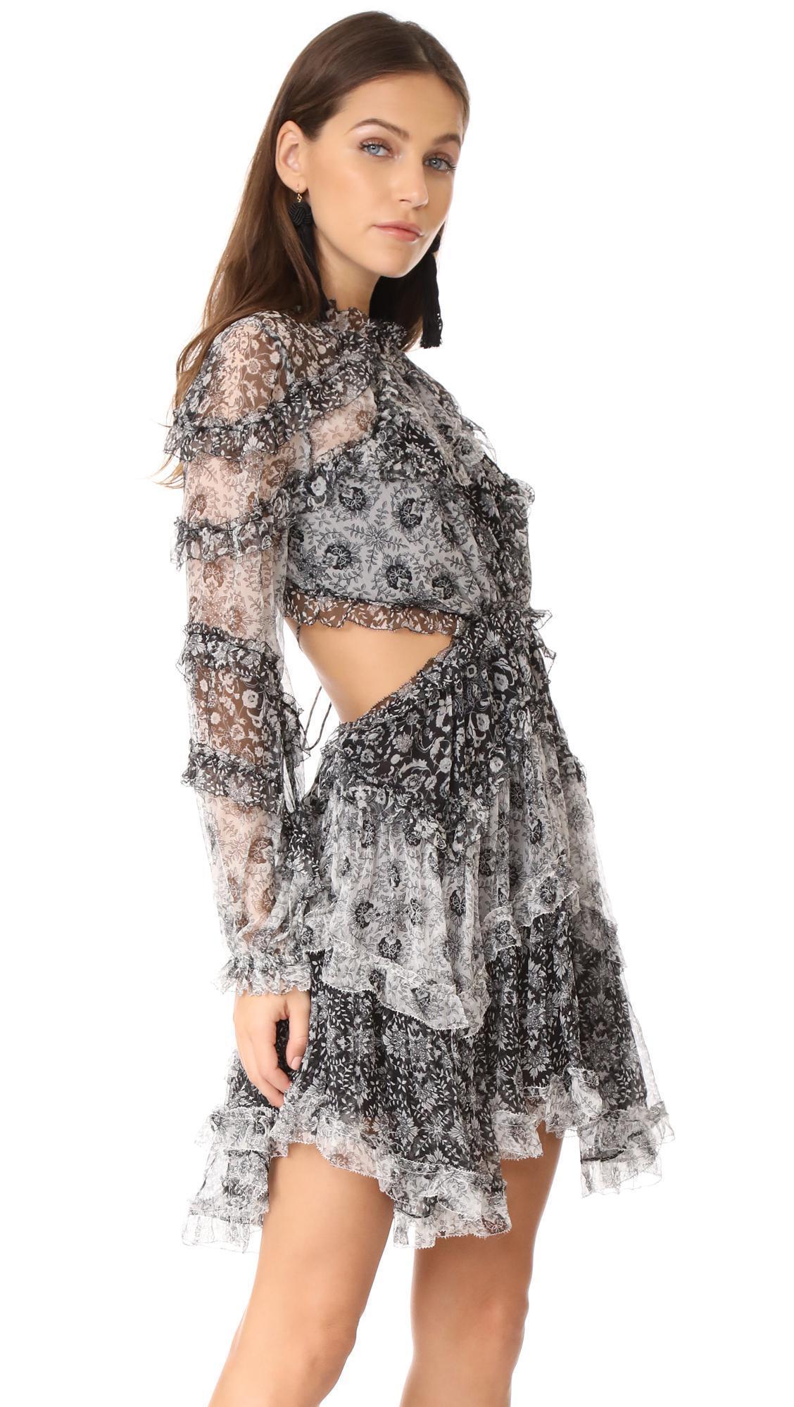 zimmermann divinity ruffle dress