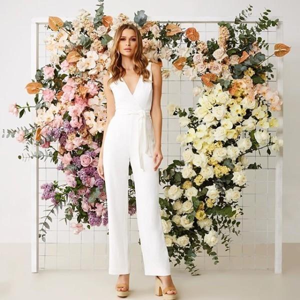 white jumpsuit kookai