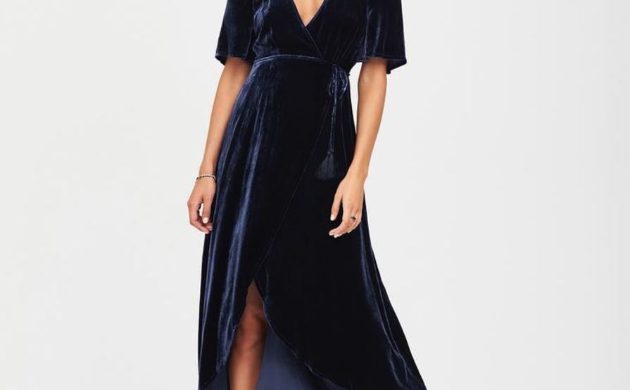 tigerlily velvet dress