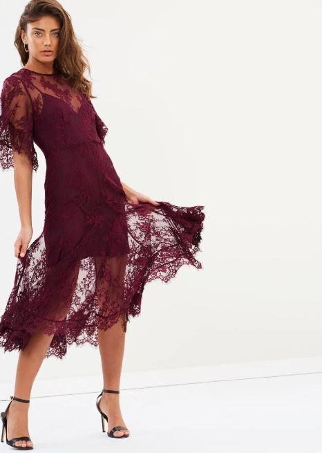 talulah blind love midi dress