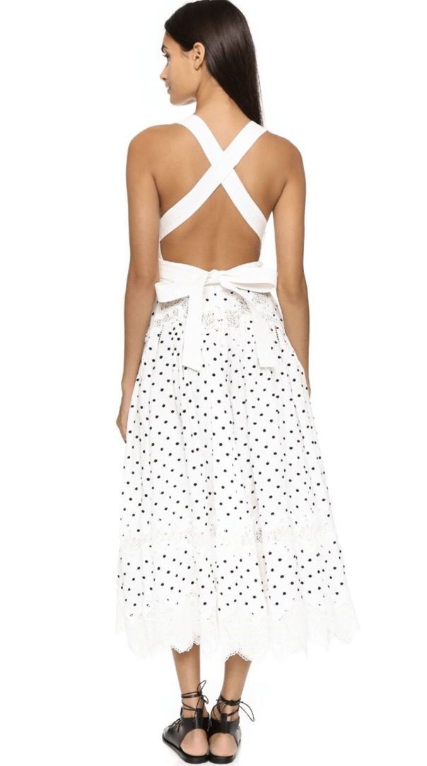 Zimmermann Apron Dress White Size 12 The Volte