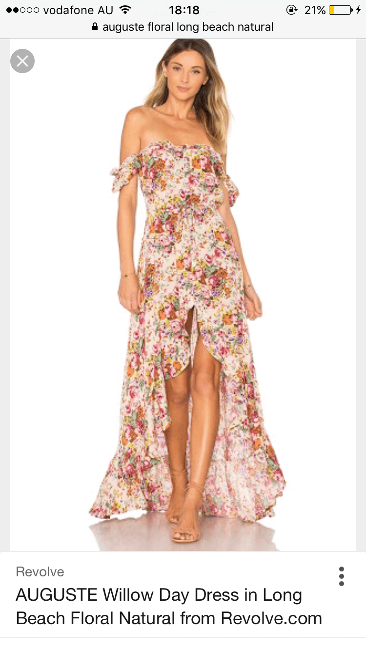 tight waist flowy dress