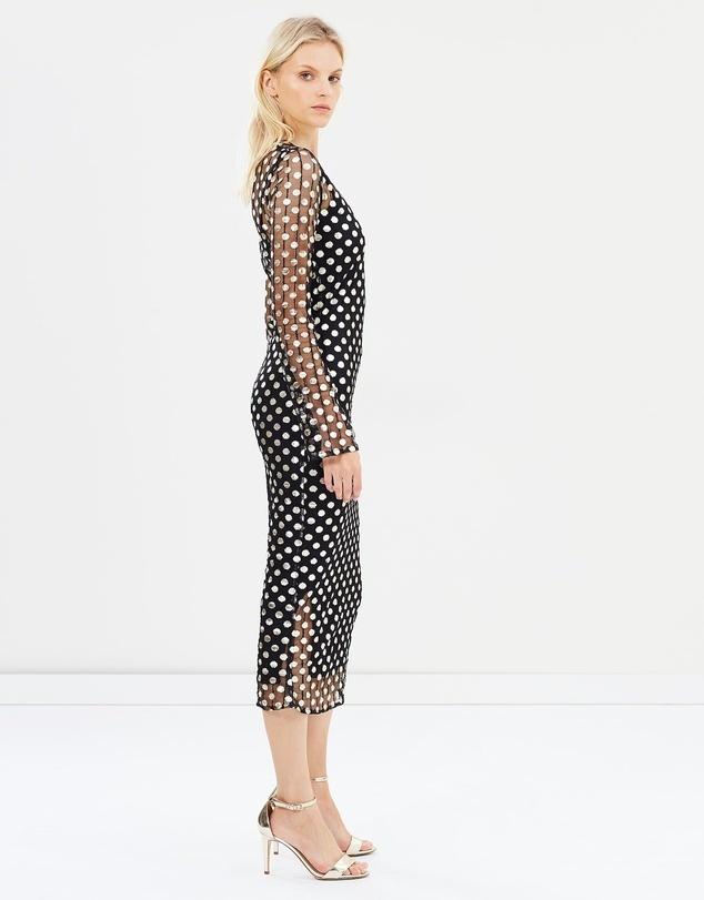 revolve mesh dress