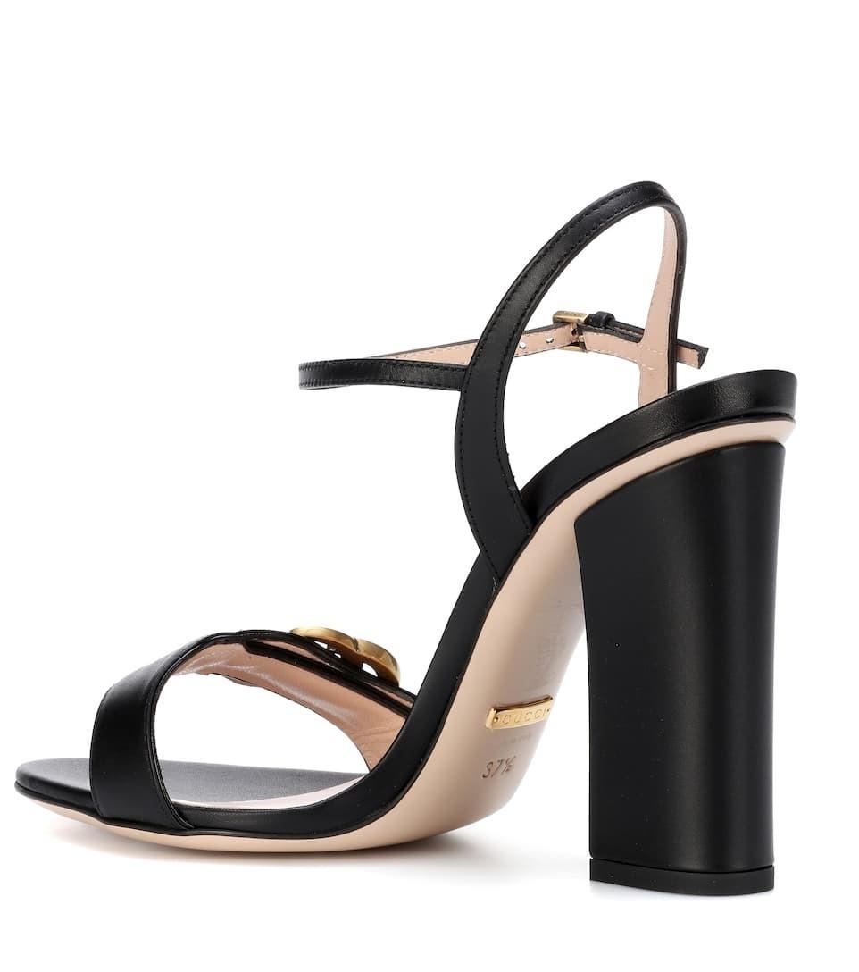 gucci marmont sandal black