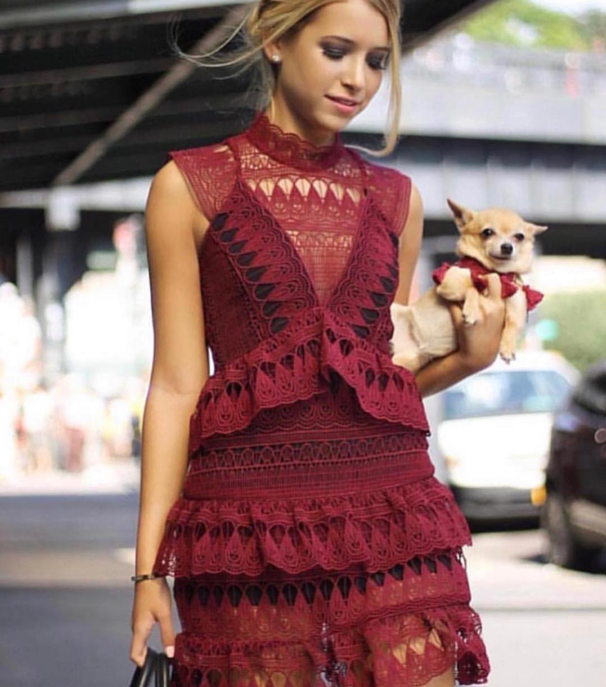 Self Portrait Burgundy Dress 2025 | www.takertrailers.ee