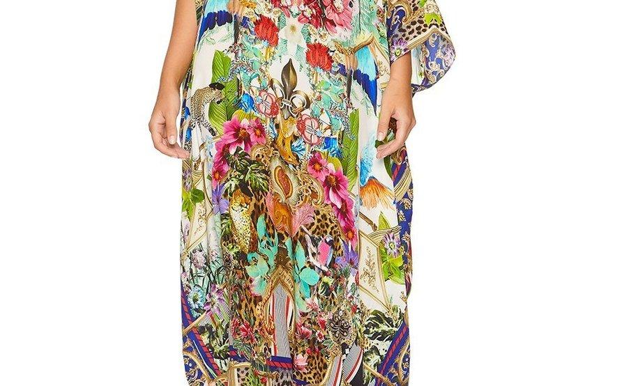 Camilla Champagne Coast  Round Neck Kaftan one size The Volte Camilla Champagne Coast  Round Neck Kaftan one size The Volte
