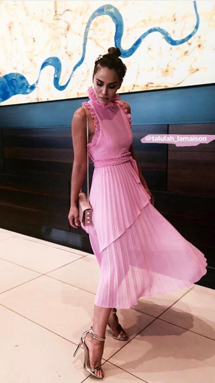 Talulah Jodi Dress Pink Size 8 The Volte