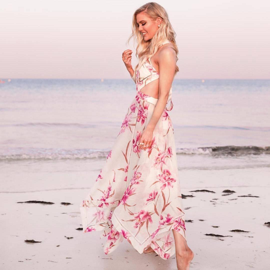 zimmermann corsage halter dress Floral Scarf by Halter mini dress