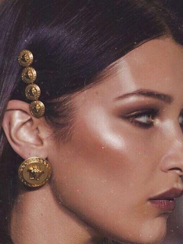 VERSACE MEDUSA Logo Hair Clips The Volte