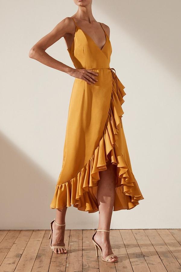 shona joy yellow dress