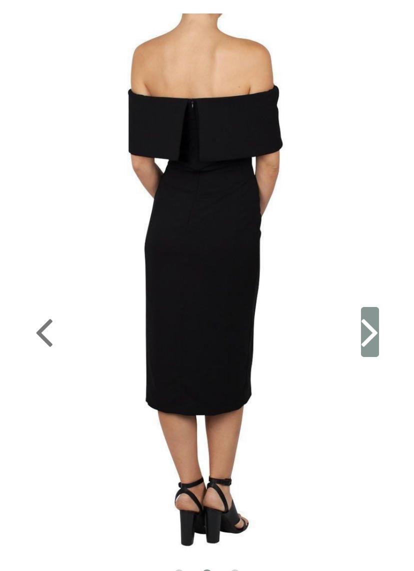 kookai black maxi dress