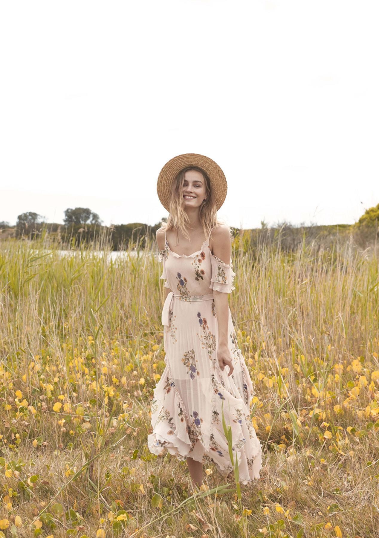 country maxi dress