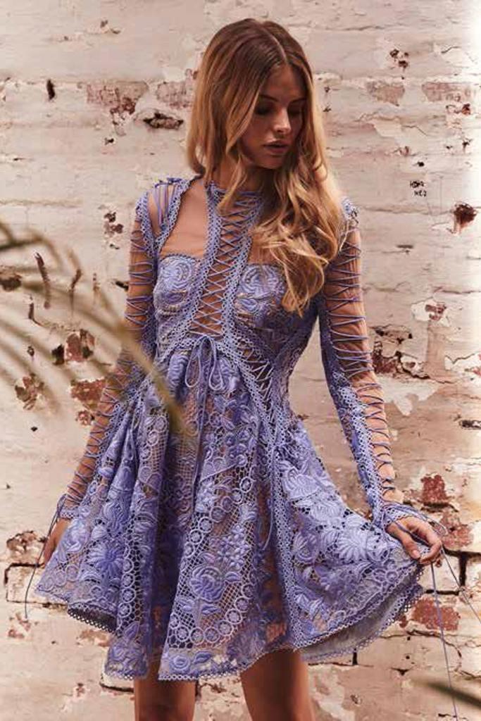 thurley blue dress