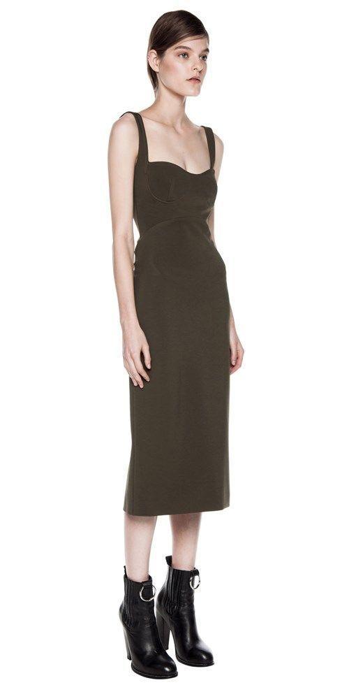 dion lee utility bustier dress