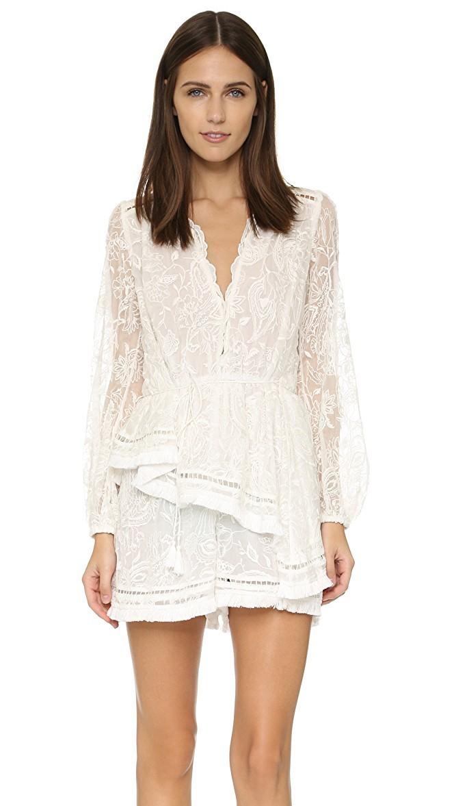 zimmermann henna floating fringe dress