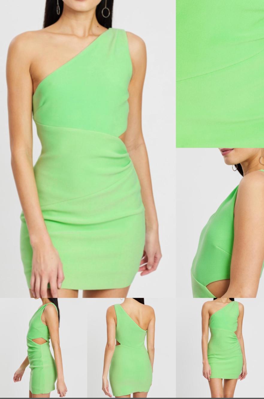 bec and bridge missy mini dress neon green bec and bridge missy mini dress neon green
