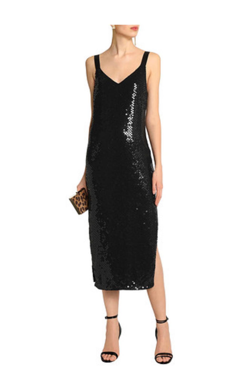 rachel gilbert black gown