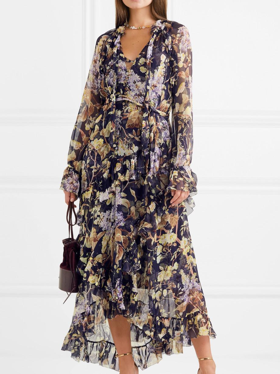 Zimmermann Sabotage Ruffle Midi Size 10 