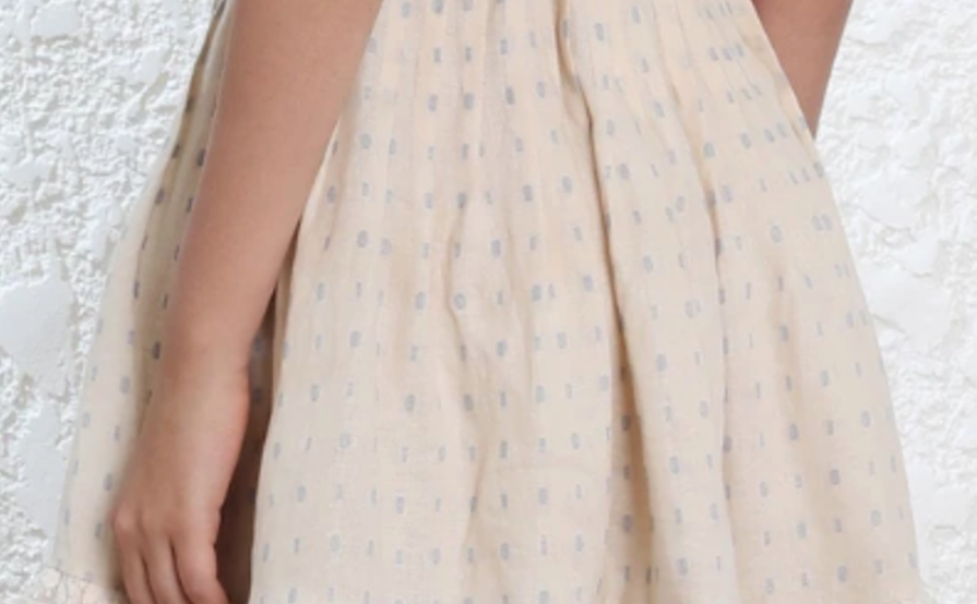 zimmermann helm dot frill dress