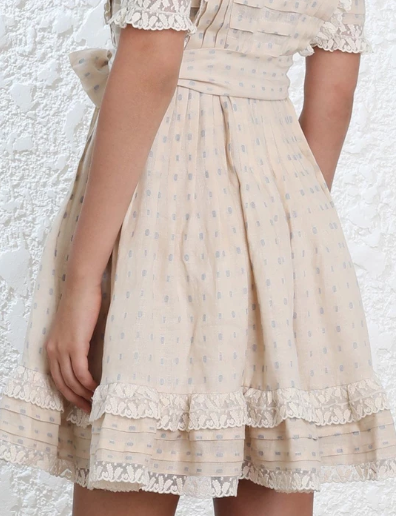 zimmermann helm dot frill dress