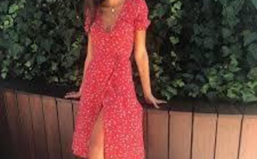 kookai delilah wrap dress