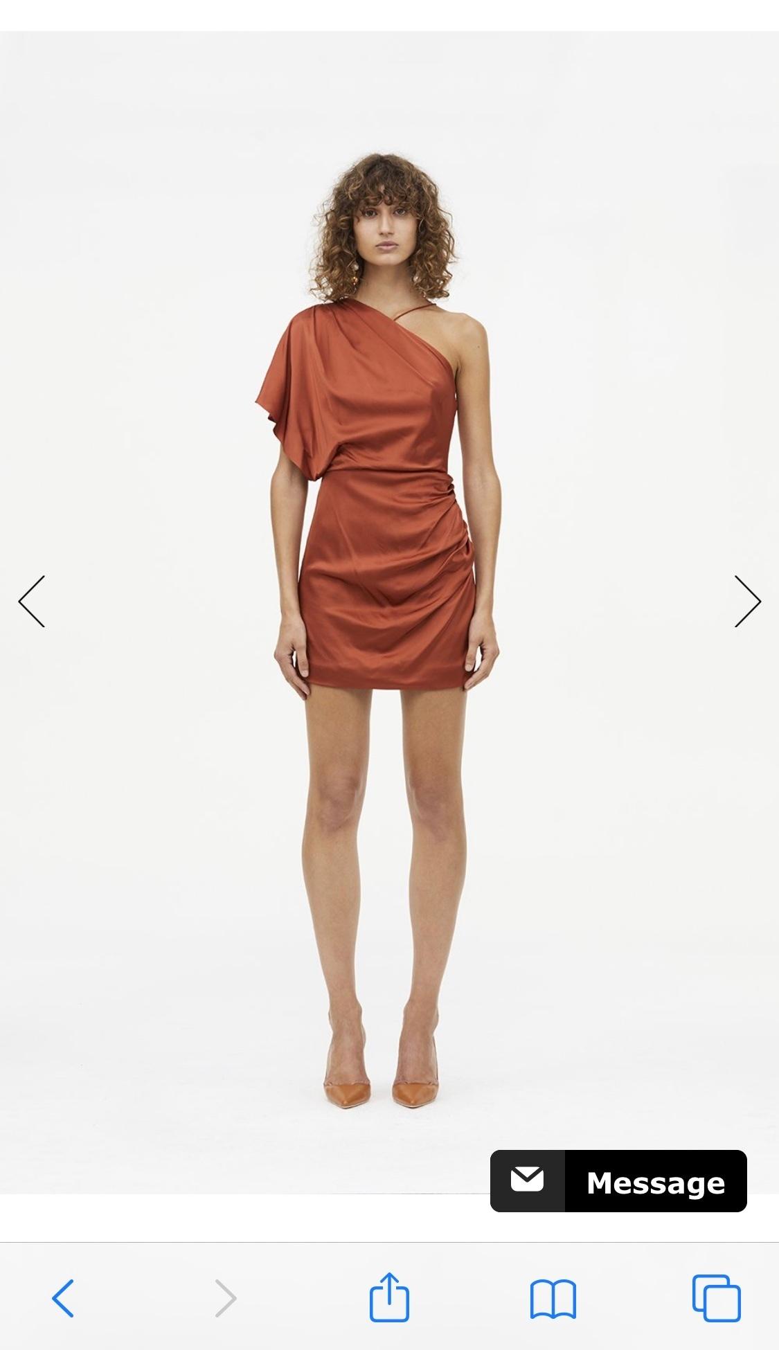 MIAMI HEAT ASYMMETRIC MINI DRESS The Volte