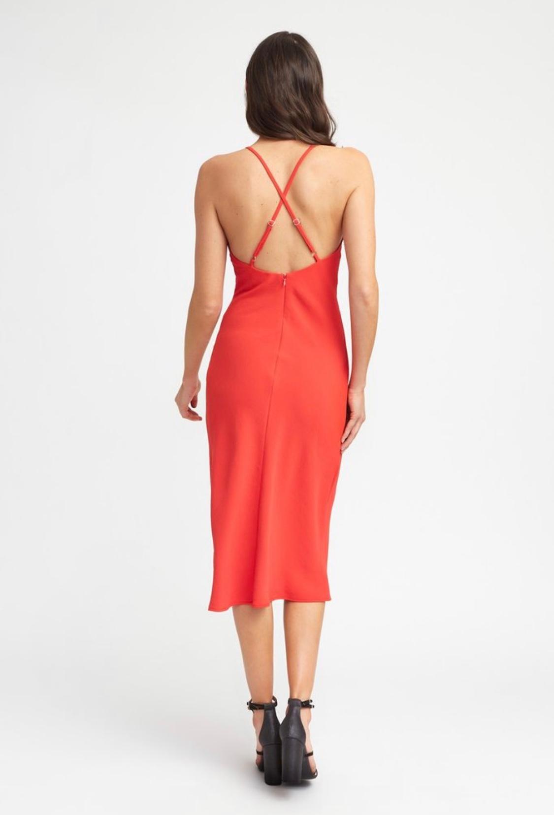 Red kookai slip dress The Volte