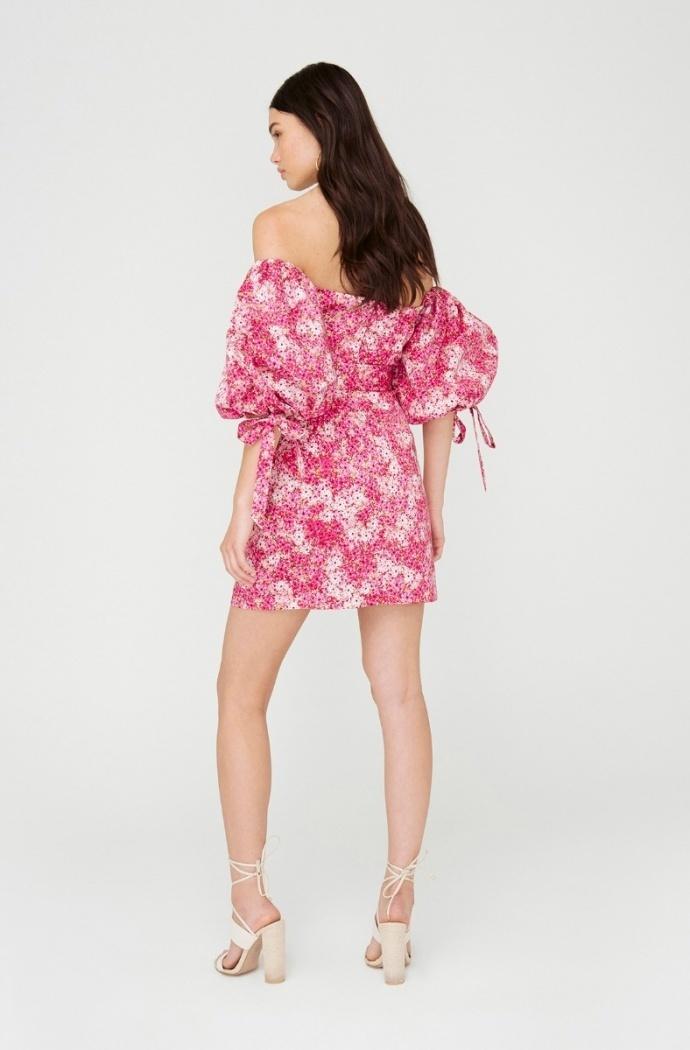 sheike blue floral dress