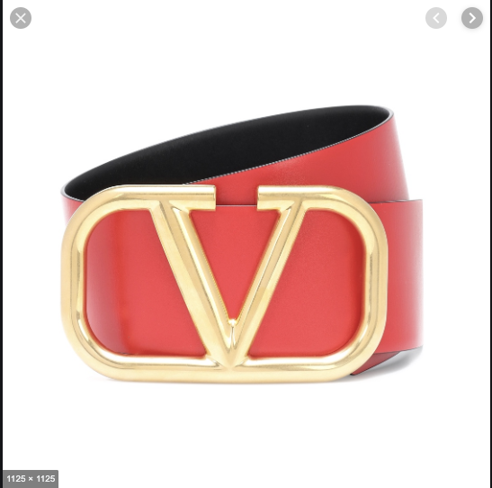valentino big v belt