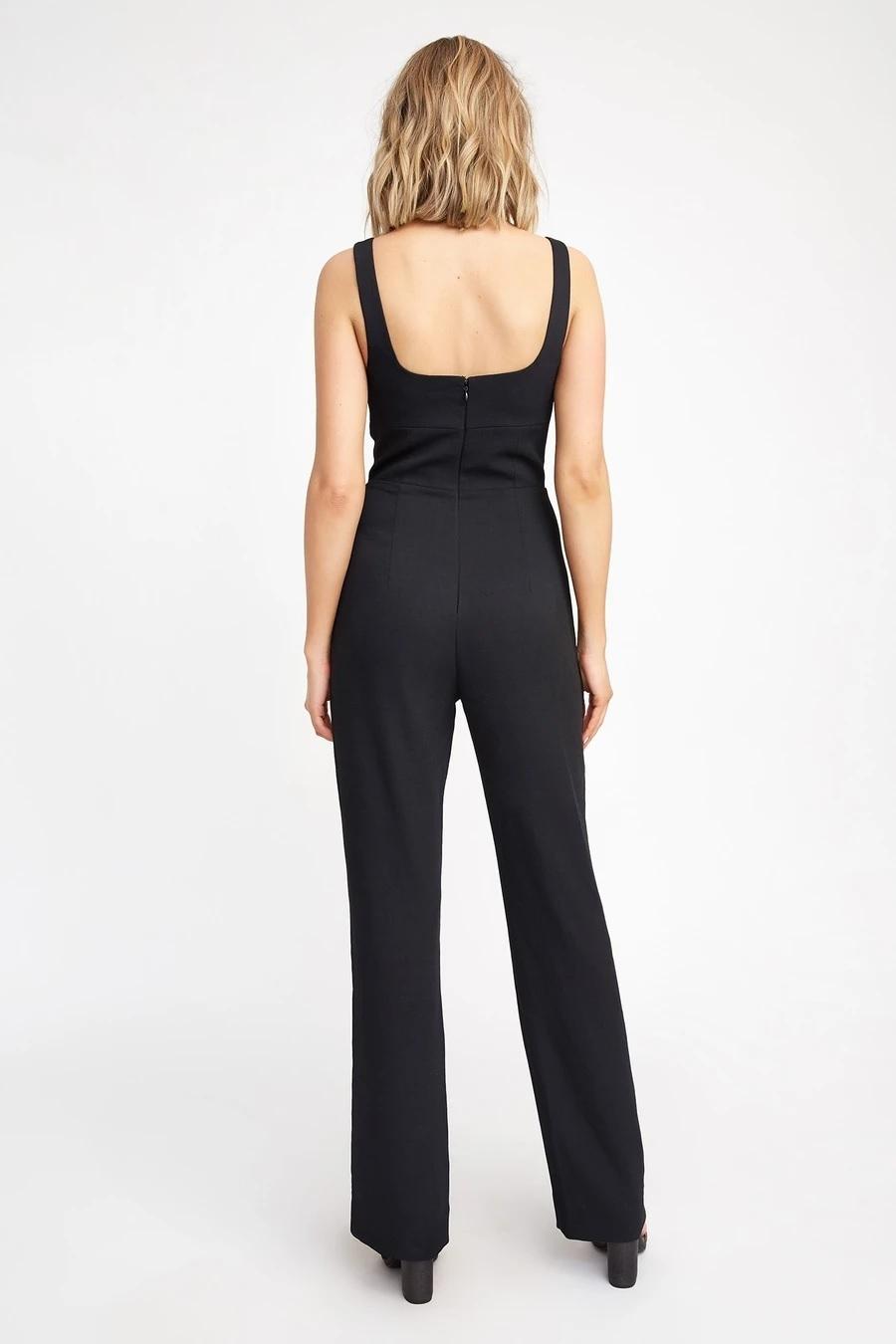 Kookai Macey Jumpsuit Black Size 10 The Volte