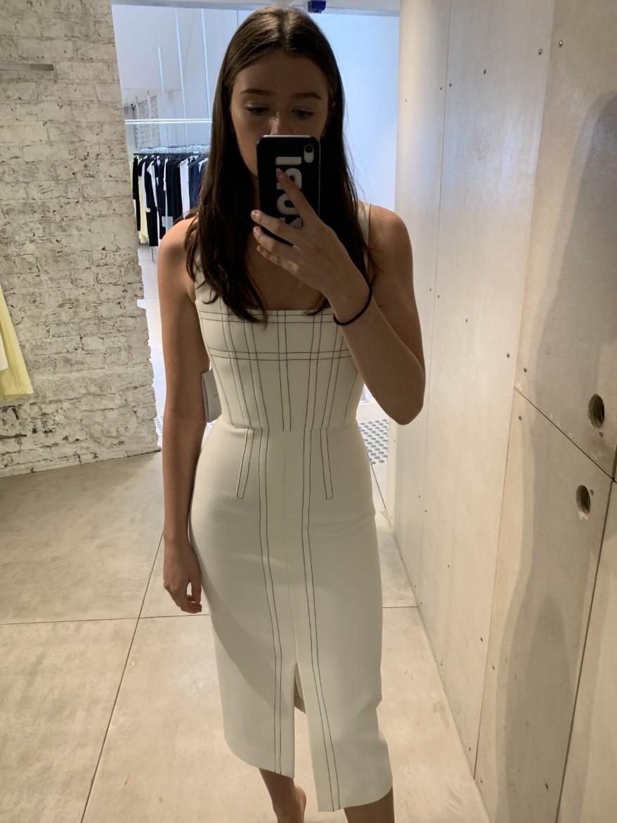 Dion Lee Truss Pleat Corset Dress Size 6 The Volte