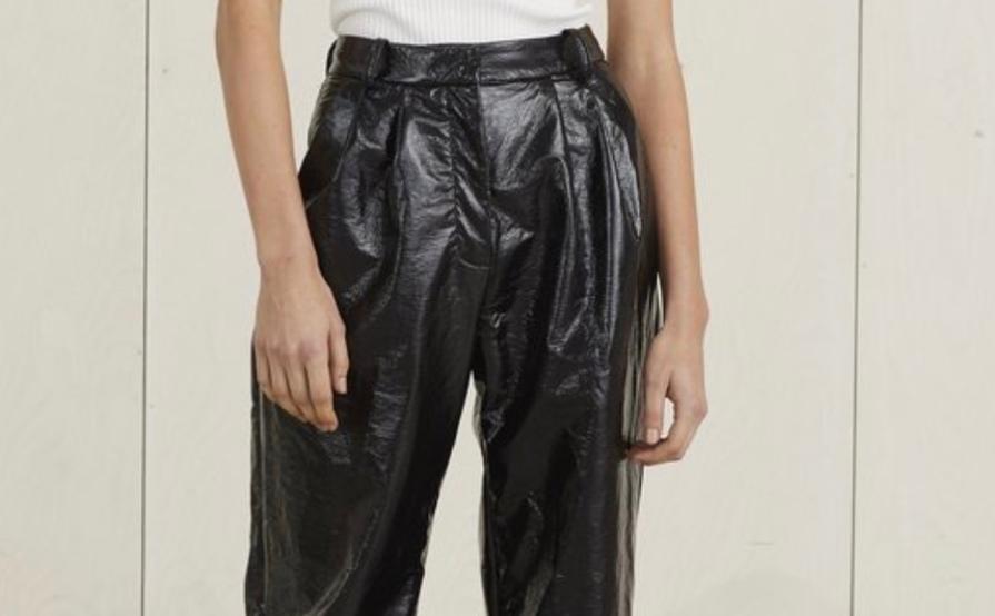 bec and bridge leather pants