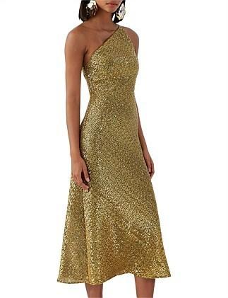 gold bias asymmetric johnny dress closet