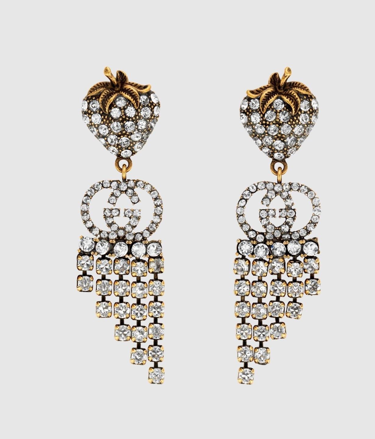 Gucci crystal earrings Clearance