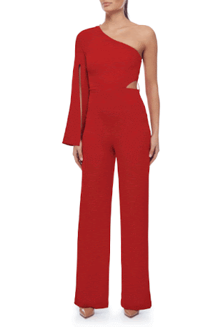 red jumpsuit size 14