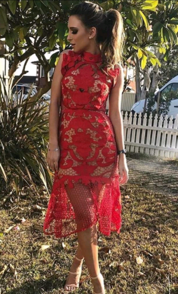 thurley rose ceremony midi dress