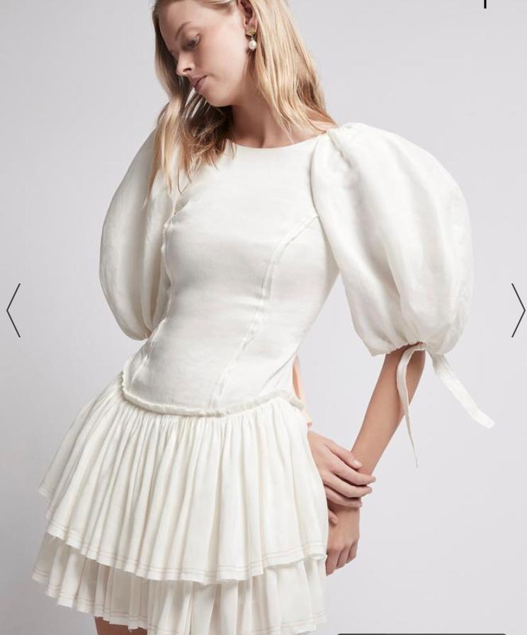 overture laced ballet midi dress