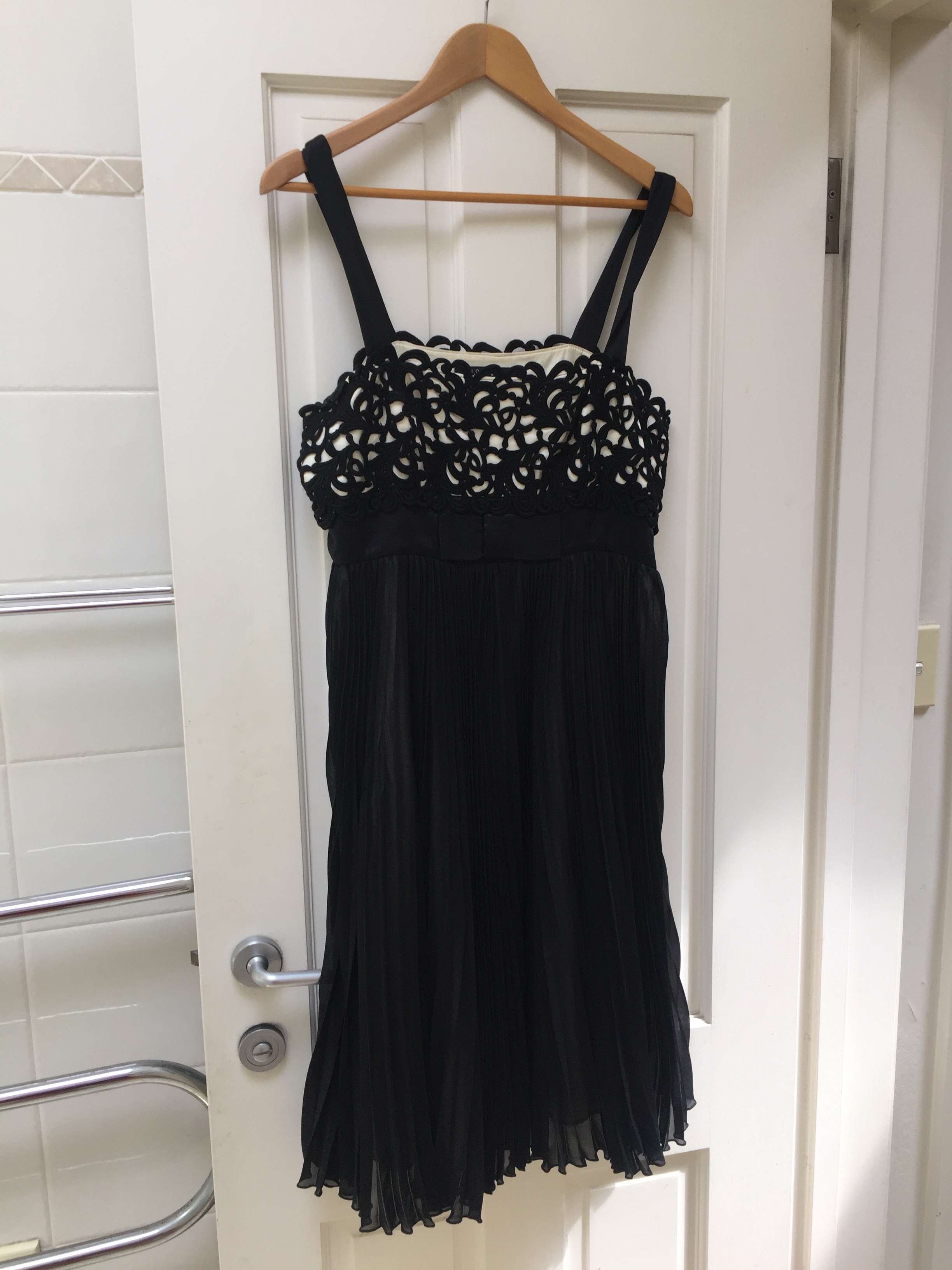black cocktail dress size 14