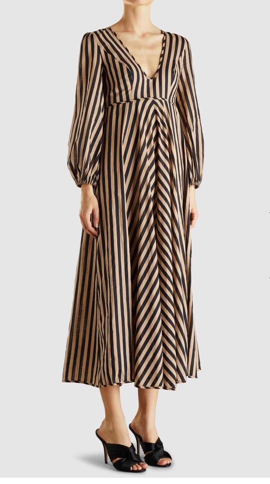 zimmermann goldie plunge dress