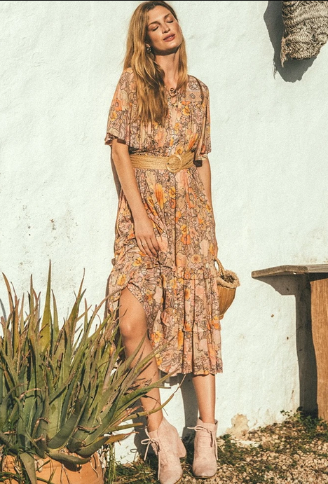 spell amethyst garden party dress