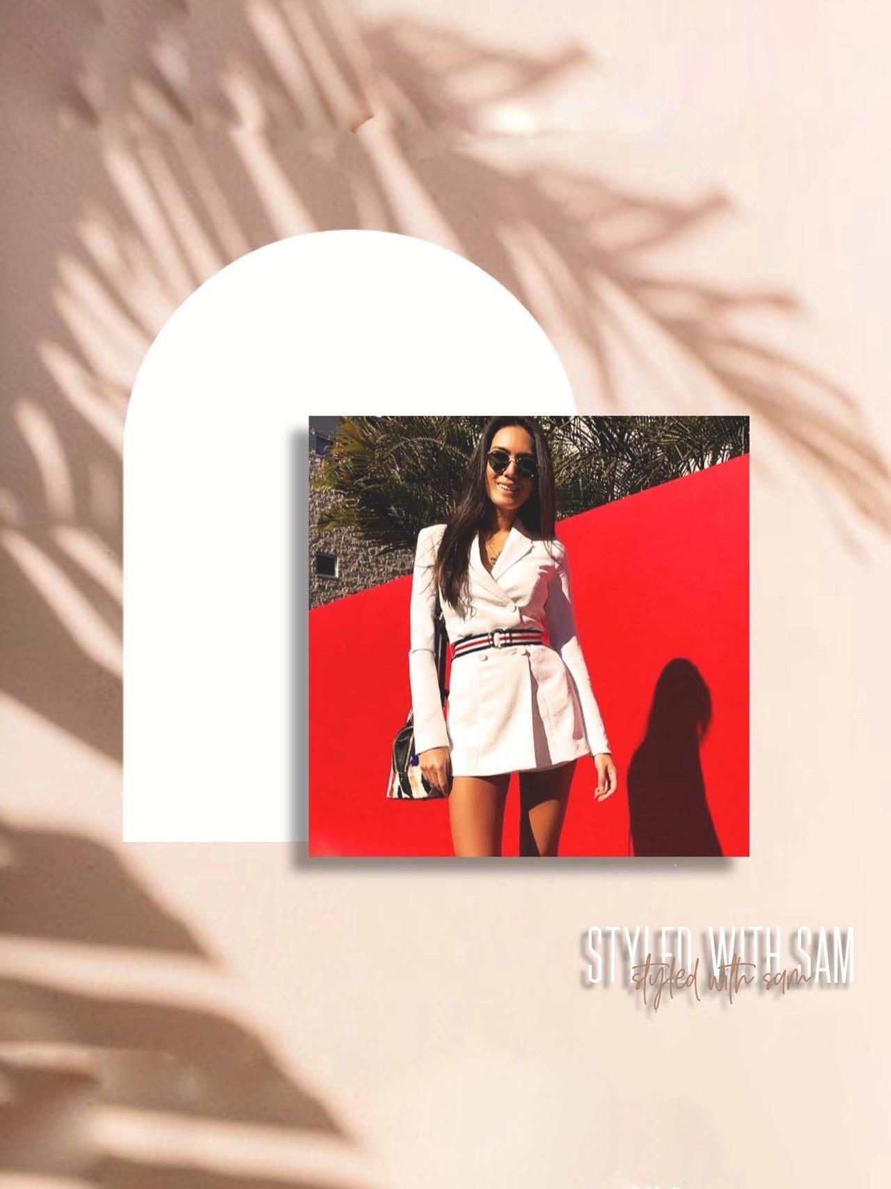 kookai white ribbon playsuit