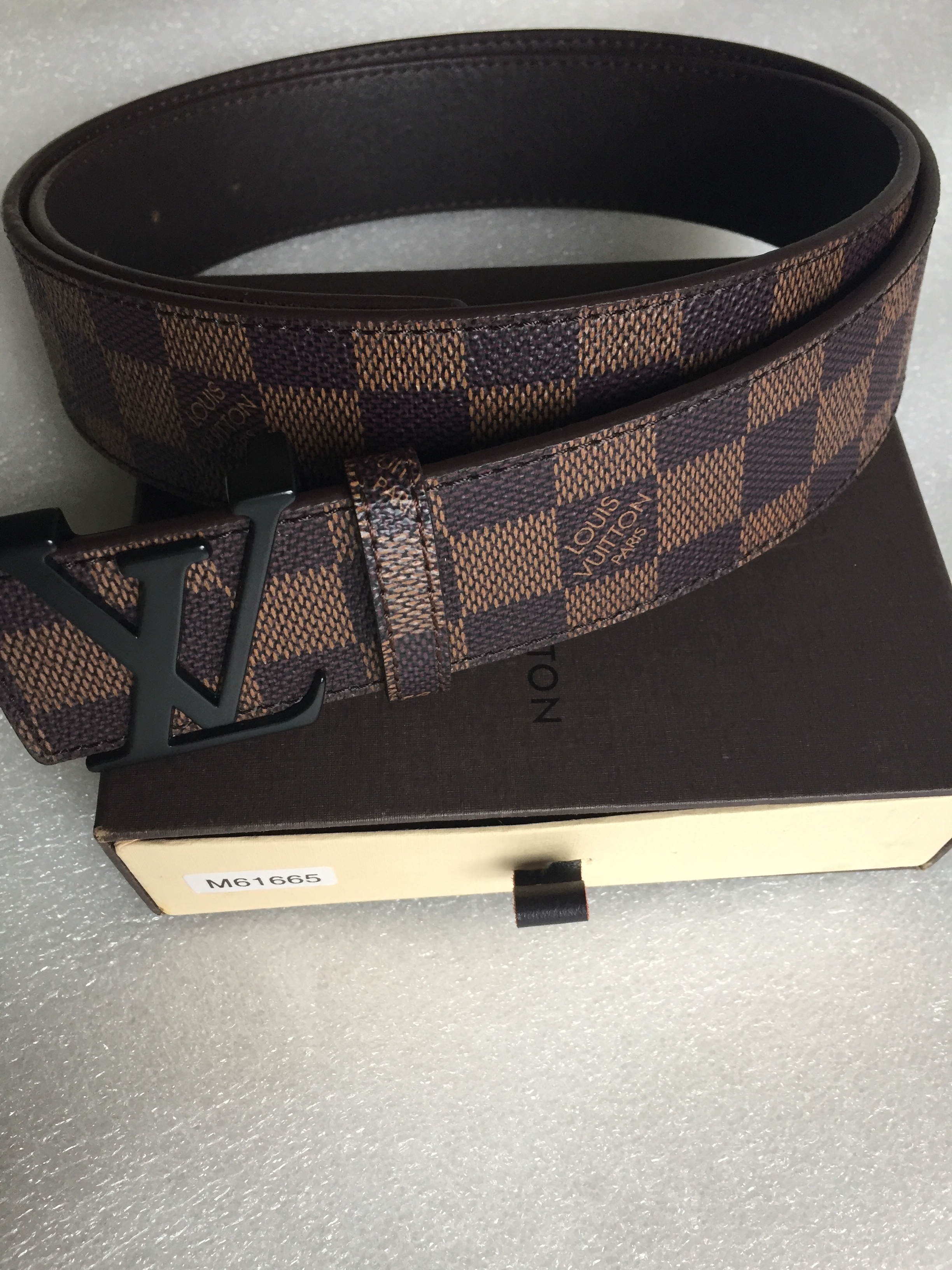 Louis Vuitton Monogram Damier Belt 115 cm | The Volte