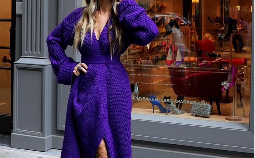 hanifa miya knit cardigan dress