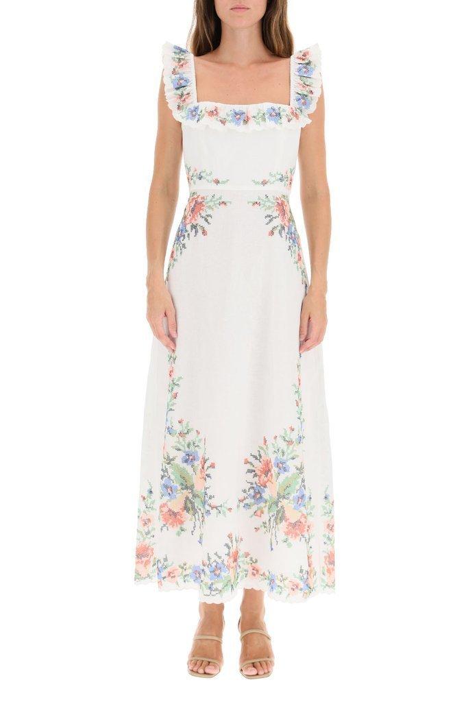 Zimmermann Juliette Cross Stitch Dress The Volte