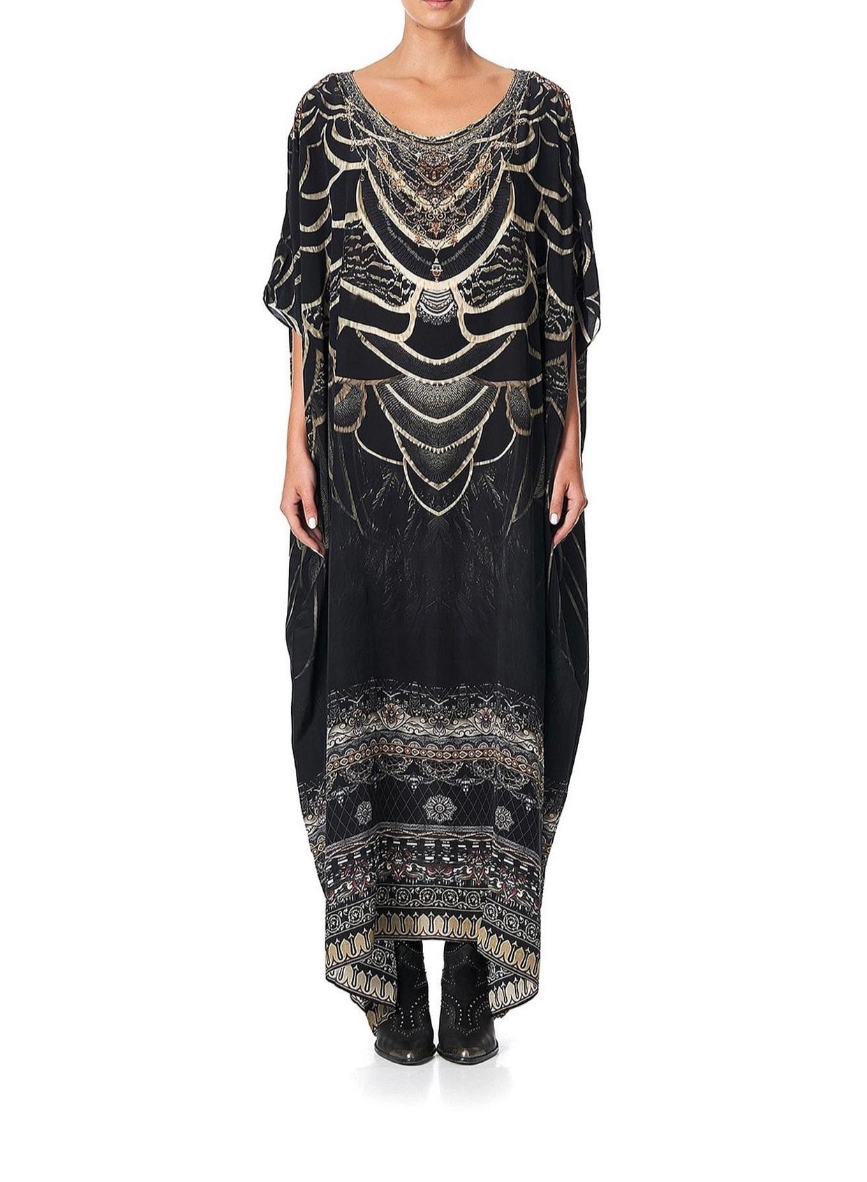 Under a Full Moon Round Neck Kaftan | The Volte