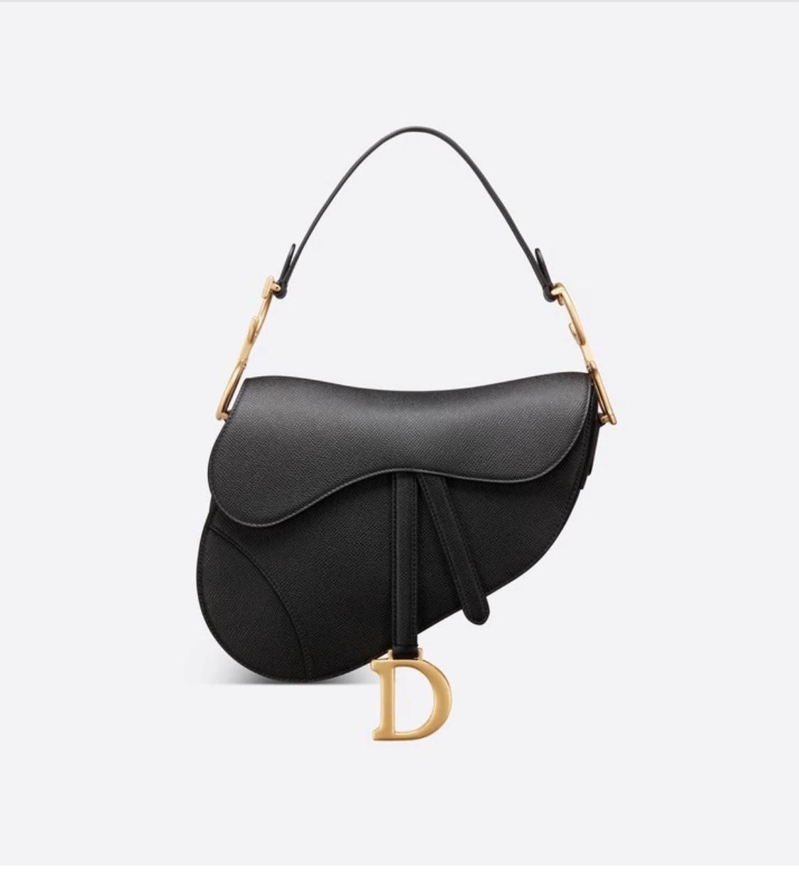 Christian Dior Black Saddle bag The Volte