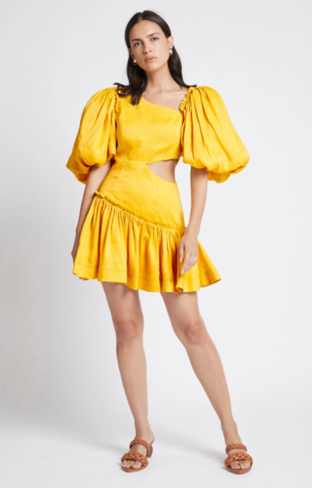 aje tee tie dress