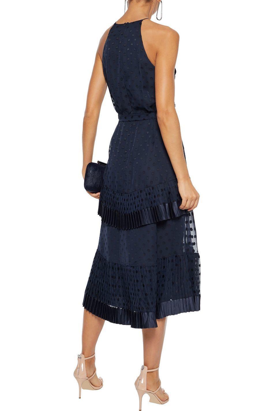 Zimmermann Pleated Tier Picnic Dress black size 8 The Volte