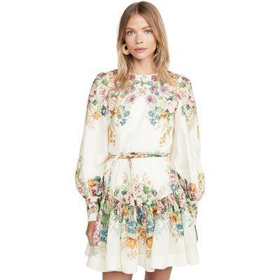 wavelength bell sleeve midi
